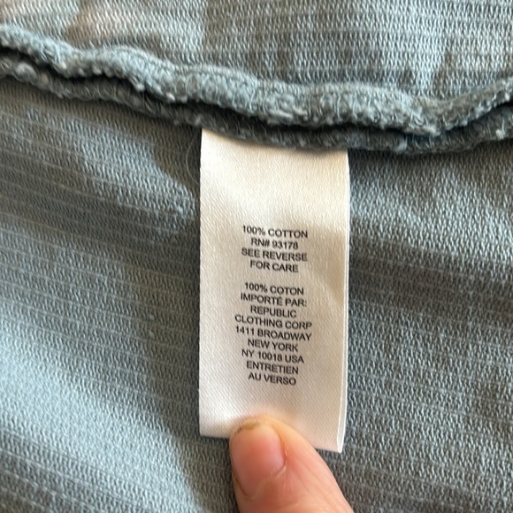 Blue Corduroy Snap-Front Skirt TRUTH BY REPUBLIC Size 6 - Picture 15 of 15